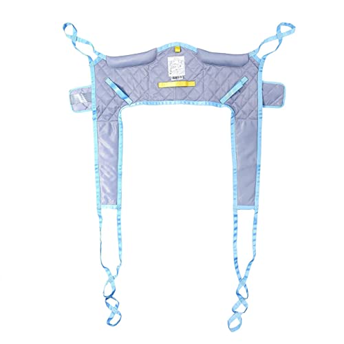 LUSIGA Lift Sling, One Piece Patient Lift Sling, Large Toileting Sling, Medical Patient Lift Slings with Commode Cutout, Transfer Sling Bariatric Disabled Home Use or Medical Use