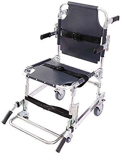 Notfall Treppenstuhl - Leichter und faltbarer Rahmen, Mobilitätshilfen, Begleiter, Komfort-Reisestuhl für ältere Menschen, Behinderte, Überraschungsgeschenk