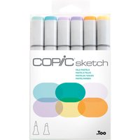 COPIC Marker sketch, 6er Set , Pale Pastels,