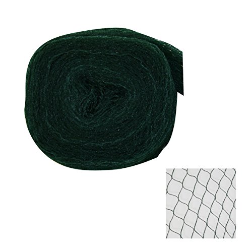 Ribelli Silagennetz Schutznetz Teichschutznetz Polyethylen grün-schwarz versch. Größen, Maße:8 x 25 m