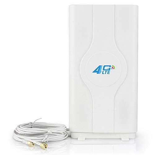 A42C 2m 49dBi LTE 4G Antenne Antennenkabel Signalverstärker SMA Connector MIMO, Stärkung des WLAN-Signals, Verstärkung: 49dBi, Antennenanschluss : SMA, Kabellänge: 2m, Farbe Weiß