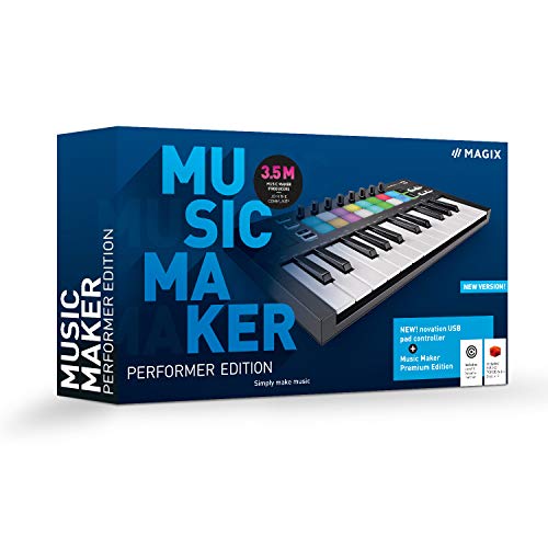 Music Maker – 2021 Performer Edition – Music Maker Premium 2021 Edition + USB-Pad-Controller.|Plus|multiple|limitless|PC|Disc|Disc