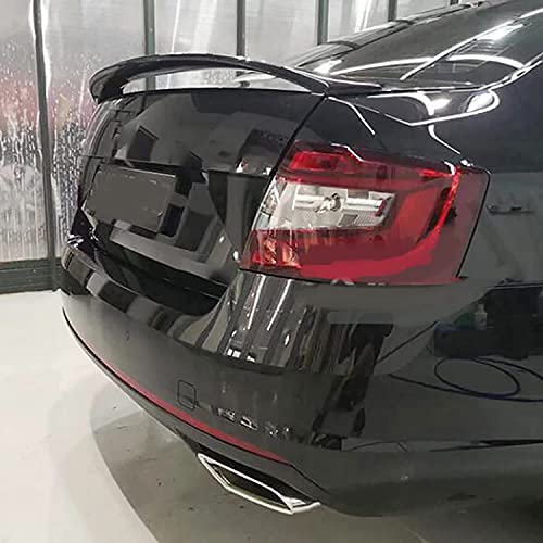 hippoca ABS Spoiler Rear Wing Spoiler für Skoda Octavia 2014-2019, Heckspoiler Kofferraumspoiler Car Tuning Styling Accessories