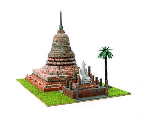 DOMUS Kits Domus Kits40552 Geography Pagode Budista Wat Sa SI (Sukhothai) Modell, Maßstab 1:60, Mehrfarbig