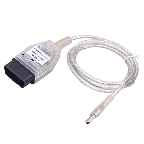 OBD2 USB-Kabelschnittstelle, verschleißfestes, leichtes, Robustes Auto-Diagnosekabel ABS für Auto-Ersatz für Serie 1 E81 E82 E83 E87 E88 2004-2011