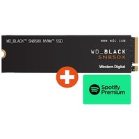 WD_BLACK SN850X NVMe SSD 4 TB M.2 2280 PCIe 4.0 + 30 Euro Spotify Premium Code