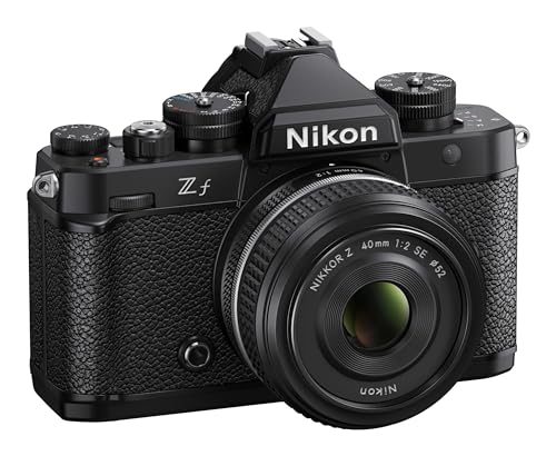 Nikon Z f Kit Nikkor Z 40mm 1:2.0 Spez. Edition Vollformatkamera, 24.4MP, 4k Video, Pixel Shift, Gehäuse mit Magnesiumlegierung, Neig- und drehbarer Touch-Monitor