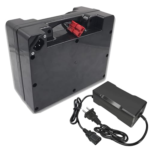 ZXLLAFT 24 Volt elektrische Rollstuhlbatterie 24V 15AH 20AH 25AH 30AH 35AH 40AH Lithium-Li-Ionen-Batterieersatz Wiederaufladbar Austauschbar für 250W 350W 500W 750W 1000W,20ah