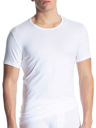 Calida Herren Cotton Code T-Shirt, Weiß (Weiss 001), XX-Large (Herstellergröße: XX-Large)