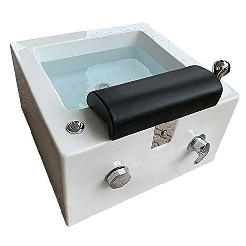 Tragbare Fuß-Spa-Badewanne, Pediküre-Stuhl mit bunten Acryllichtern, automatische Surf-Wasserstrahl-Kühl- und Heizeinstellung, Fußsalon-Massagegerät