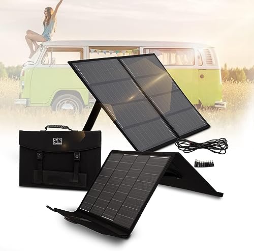 Craftfull Solartasche Sunbalance - Faltbares Solarmodul - 60-300 Watt - Solarmodul mit Tasche für tragbare Powerstation Adventure - Photovoltaik Solar Ladegerät - Mit USB Anschluss (60 Watt)