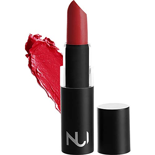 NUI Cosmetics Naturkosmetik vegan natürlich glutenfrei Make Up - Natural Lipstick AROHA Lippenstift mit strahlened hellem Rot Farbton