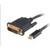 Akasa Typ C Adapter Kabel auf DVI - schwarz (AK-CBCA10-18BK)