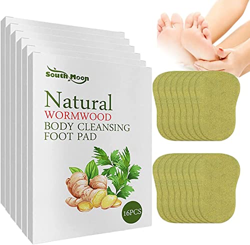 Wormwood Body 𝐃𝐞𝐭𝐨𝐱𝐢𝐧𝐠 Pads,1/2/3/6/9 Kasten Natural Wormwood Body Cleansing Foot Pads,Deep Cleansing Foot Pads, Anti Swelling Ginger 𝐃𝐞𝐭𝐨𝐱𝐢𝐧𝐠 Patch, 𝐃𝐞𝐭𝐨𝐱 Foot Pads (6 Box)