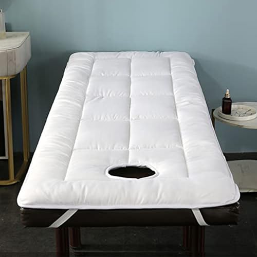 Dremdo Faltbare Bett Matratze Topper Für Salon Schönheit Massage Matratze Pad Mit Gesicht Atemloch Quadratische Kopfmassage, Schönheit Bett Abdeckung Massage Salon,4,70 * 190cm