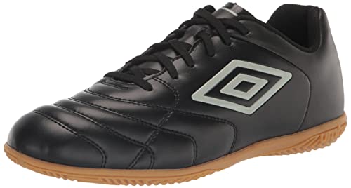 UMBRO Herren Classico Xi Ic Fußballschuh für den Innenbereich, schwarz/grau, 46.5 EU