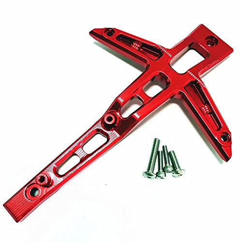 Aluminum Front Upper Chassis Brace Red for Traxxas 1/10 MAXX 8921