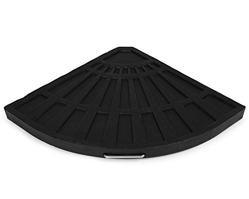 Ondis24 Platten zum Beschweren für Kreuzständer Sonnenschirme je 12 kg schwarz