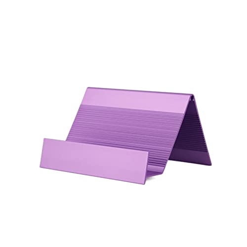 HEXEH Kartenhülle Karten Aufbewahrungsbox Silber Kartenhalter Visitenkarten Fall lila Kartenhalter Rosa Metall High-End-Visitenkartenhalter Visitenkartenhalter (Color : B)