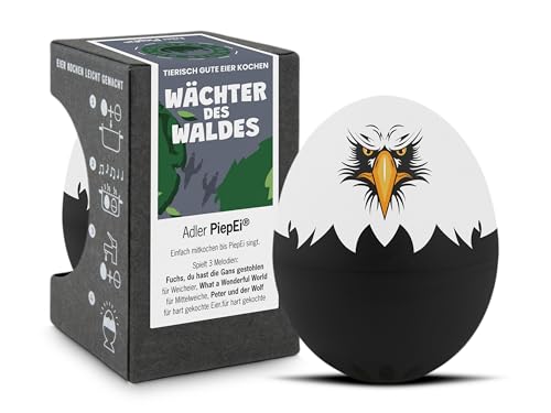 Adler PiepEi - Singende Eieruhr zum Mitkochen - Eierkocher für 3 Härtegrade Adler Fans - Lustiges Kochei - Musik Eggtimer – Brainstream