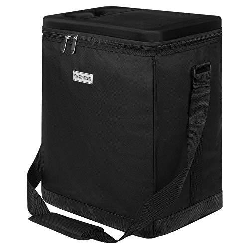 anndora Kühltasche 32 Liter schwarz - Kühleinsatz passend für reisenthel carrycruiser