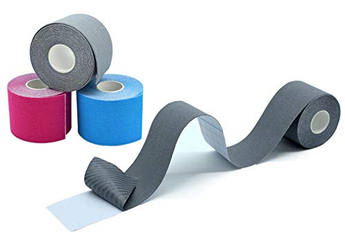 10 Rollen Kinesiologie Tape 5cm x 5m Kinesio Kinesiology Tape Sporttape Bandage Physio (Kinesiologie Pink)