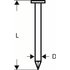 Bosch Accessories Rundkopf-Streifennagel SN21RK 75 2,8 mm, 75 mm, blank, glatt 3000 St. 2608200029