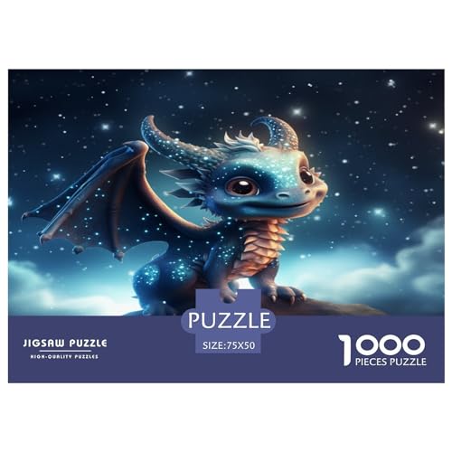 Galaxy Dragon Baby 1000 Teile Puzzles Für Erwachsene Educational Game Home Decor Geburtstag Family Challenging Games Stress Relief 1000pcs (75x50cm)