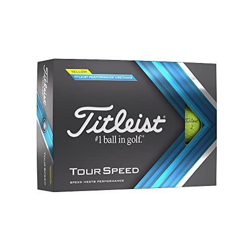 Titleist Tour Speed Golfball, Gelb
