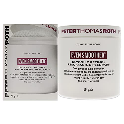 PETER THOMAS ROTH - Even Smoother™ Glycolic Retinol Resurfacing Peel Pads 60 Pcs