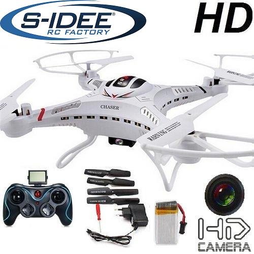 s-idee® 01251 Quadrocopter S183C HD Kamera 4.5 Kanal 2.4 Ghz Drohne mit Gyroscope Technik