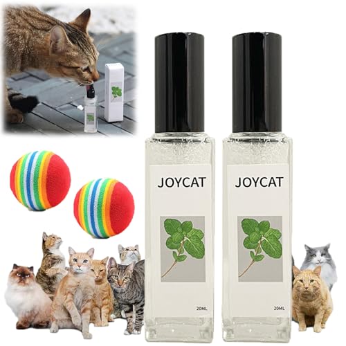 HOPASRISEE Herbal Cat Joy Spray, Herbal Cat Joy, Catnip Spray for Cats, Pets Catnip Spray, Kitty Joy Herbal Cat Joy, Kitty Joy Herbal Spray, Cat Training Spray with Catnip (2PC)