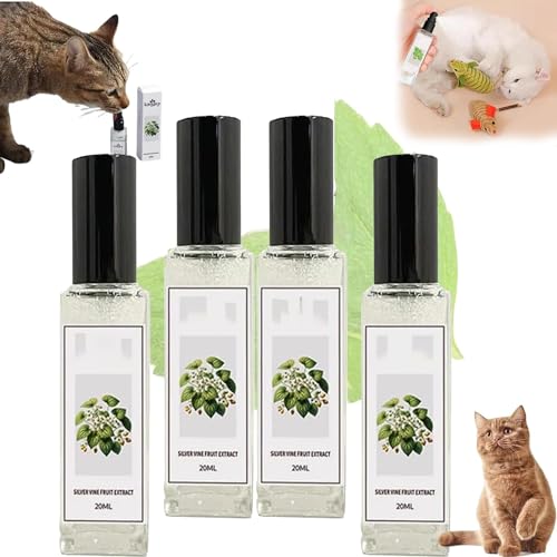 AUWIRUG Herbal Cat Joy, Herbal Cat Joy Spray, Celery Pets Herbal Cat Joy, Kitty Joy Spray, Catnip Spray, Celery Pets Catnip Spray, Cat Calming Spray (4PCS)