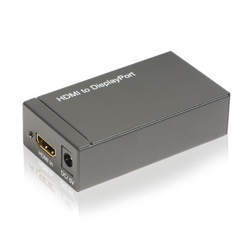 HDGear DA120 - HDMI/DisplayPort Konverter (HDMI Buchse konvertiert auf DisplayPort Buchse) - schwarz