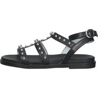 NeroGiardini, Sandalen in schwarz/silber, Sandalen für Damen