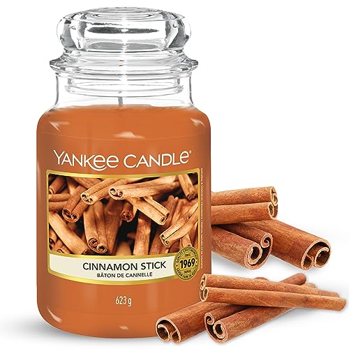 Yankee Candle Duftkerze im Glas (groß) | Cinnamon Stick | Brenndauer bis zu 150 Stunden