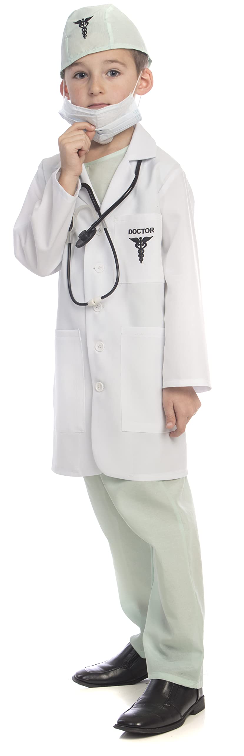 Dress Up America Arztkostüm für Kinder – Dr. Scrubs und Set für Mädchen und Jungen – Tolles Geschenk für Rollenspiele und Spaß
