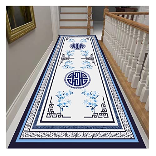 Teppiche Läufer Chinesische Style Runner Teppichboden, Home Hotel Corridor Floor Mats, kann bei Will geschnitten Werden (Size : 120x300cm)