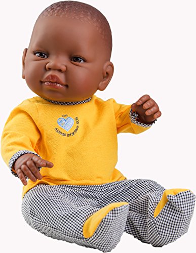Paola Reina Paola reina05154 afrikanischen Baby Mädchen Village Kinder Puppe, 45 cm