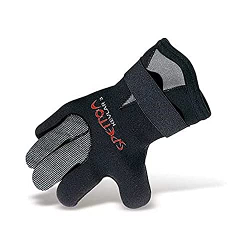 SPETTON GUP33-L 3 mm BIF Kevlar Handschuhe, schwarz / grau, groß