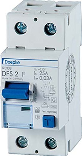 Doepke FI-Schalter DFS2 025-2/0,03-F Fehlerstrom-Schutzschalter 4014712212633