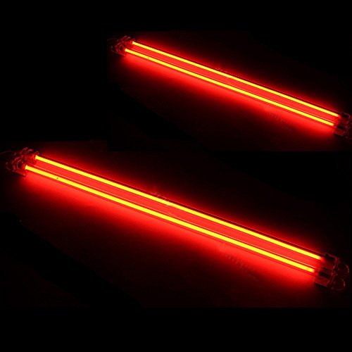 Mintice™ 15cm 30cm KFZ Unterboden Innenbeleuchtung Fußraumbeleuchtung Neonröhren Licht Kaltkathoden Rot CCFL