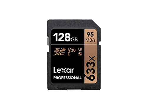 Lexar Professional 633X SDXC 128GB C10 V30 U3