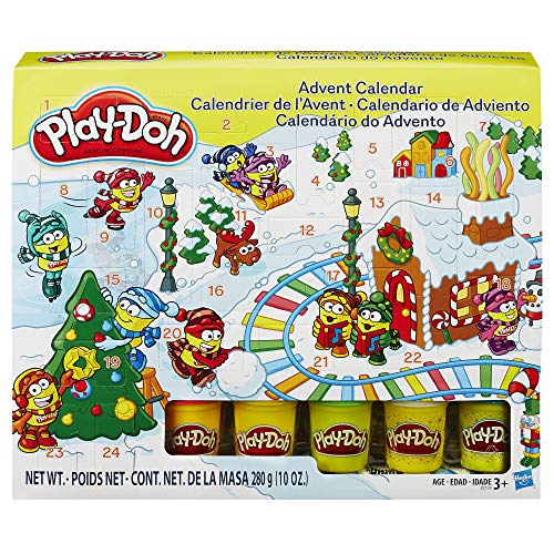 Play-Doh – b21999 – Modeling Compound Spielzeug – Weihnachts Adventskalender – Beinhaltet 5 Farbe Tubs