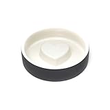 Magisso 90110 Cooling Ceramics Pet Bowl/Slow Feeding, XS, schwarz