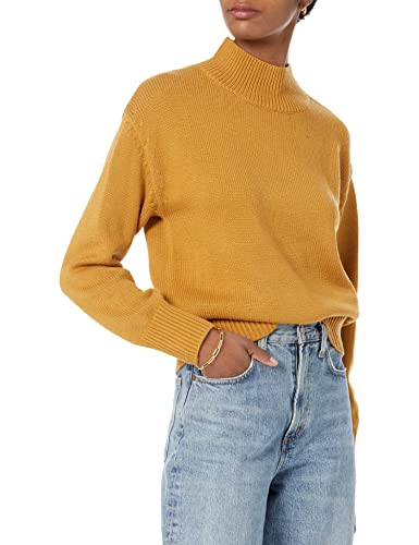 Amazon Aware Damen Kuscheliger Pullover in lockerer Passform (in Übergröße erhältlich), Kamelbraun, L