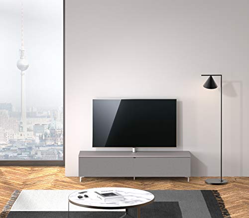 Spectral® Just-Racks TV-Lowboard JRB1604 mit Stoffklappe inkl. TV-Halterung, Breite 160 cm, Grey…