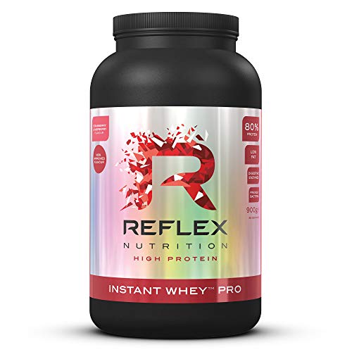 Reflex Nutrition Low-Carb Whey Protein-Pulver (Erdbeere&Himbeere, 900g)