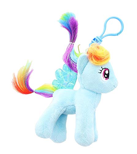Carletto Ty 41105 - My Little Pony Clip - Rainbow Dash, Plüschtier, 10 cm