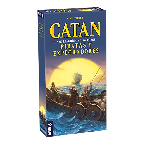 Devir - Catan, Piraten und Entwickler, Brettspiel (BGPIR56) - Erweiterung für 5 und 6 Spieler